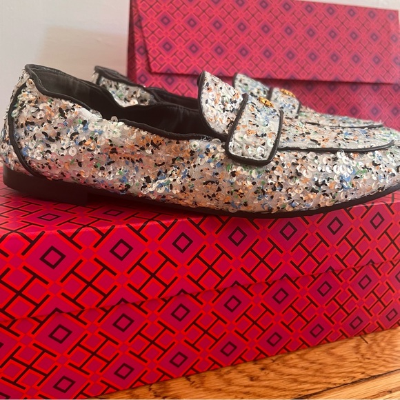 TORY BURCH BALLET LOAFER - Sequin - Picture 1 of 6